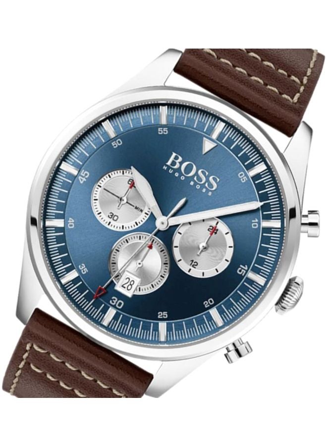 هوجو بوس ساعة كرونوغراف بايونير مقاومة للماء طراز 1513709 للرجال - Image 4