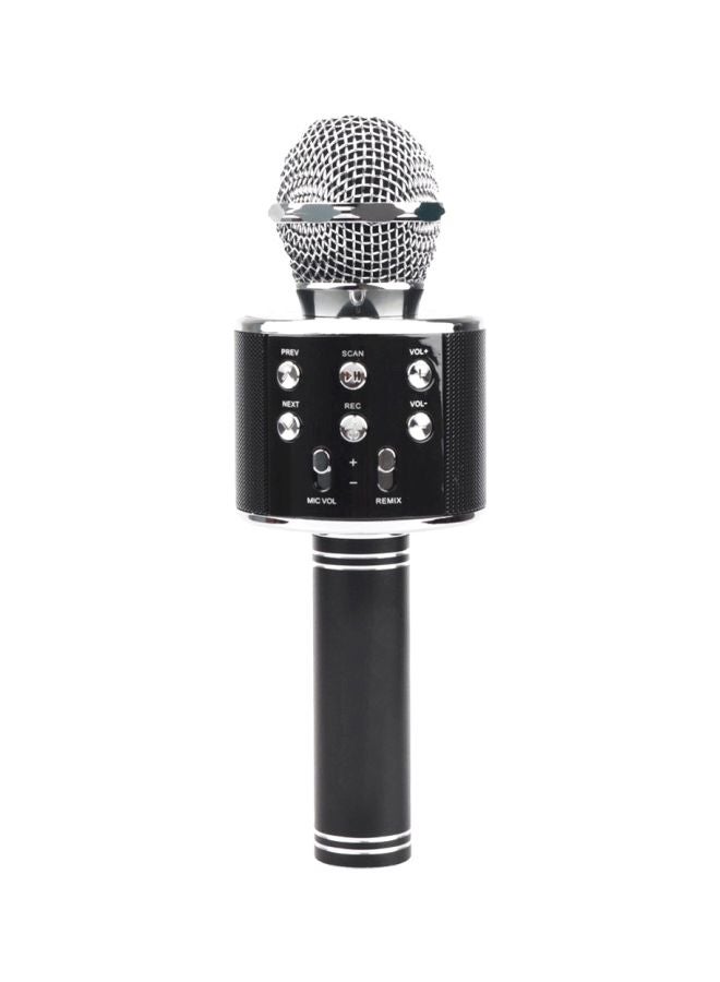 Generic Wireless Karaoke Microphone WS-858 Black/Silver  - Image 1