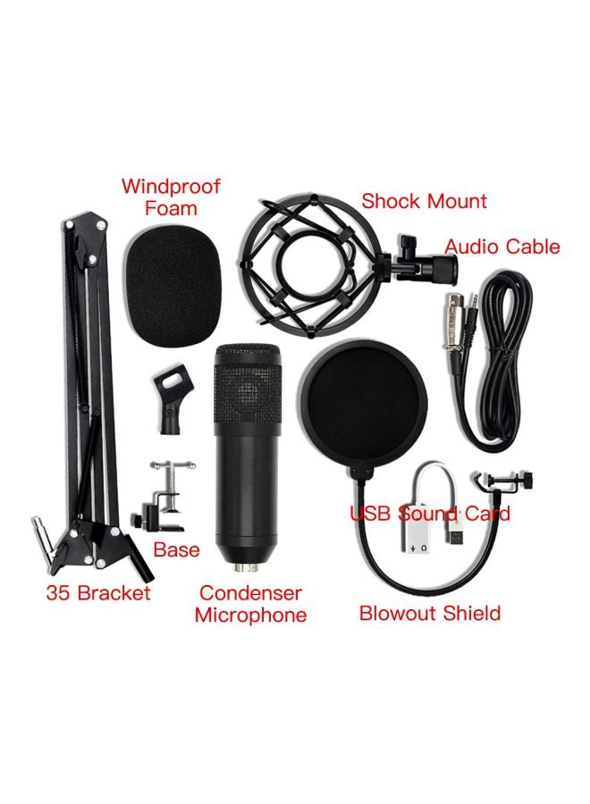 BM-800 Condenser Microphone Set V6949B Black - Image 2