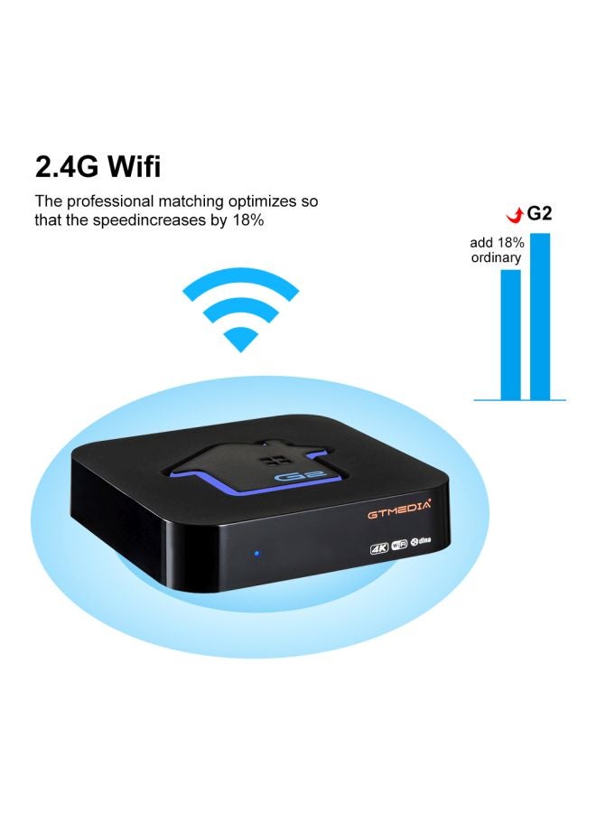 Gtmedia - G2 Android UHD TV Box V7669EU Black/Blue - Image 1