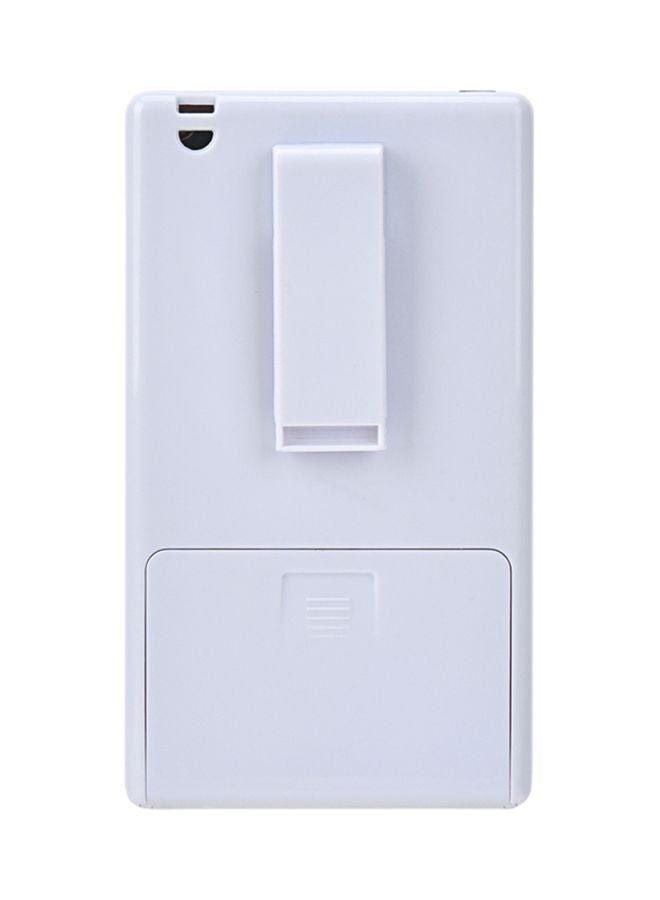 Portable Clock FM Radio HRD109 White  - Image 2