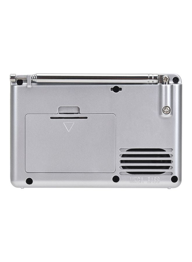 Generic Portable FM Radio K607 Silver  - Image 2