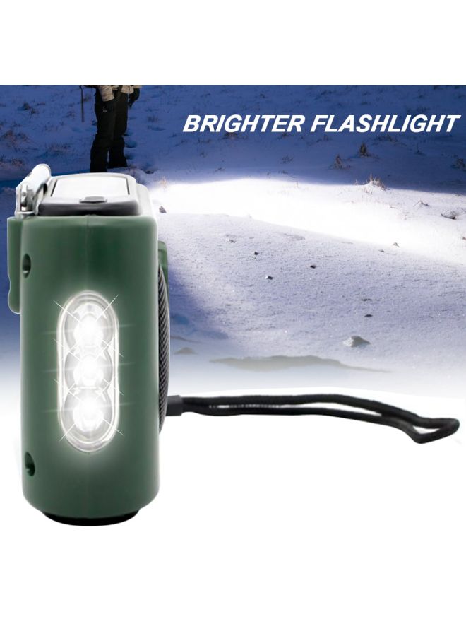 Solar Powered FM Radio RD332 Green/Black - Image 4