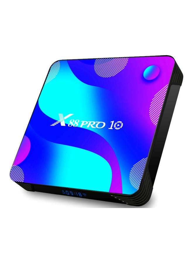 X88 Pro 10 Smart Android TV Box With Remote V7611UK-16G Black/Blue - Image 4