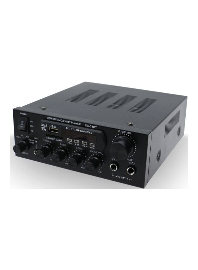Generic - Bluetooth Amplifier With Remote Control V6684EU Black - Image 1