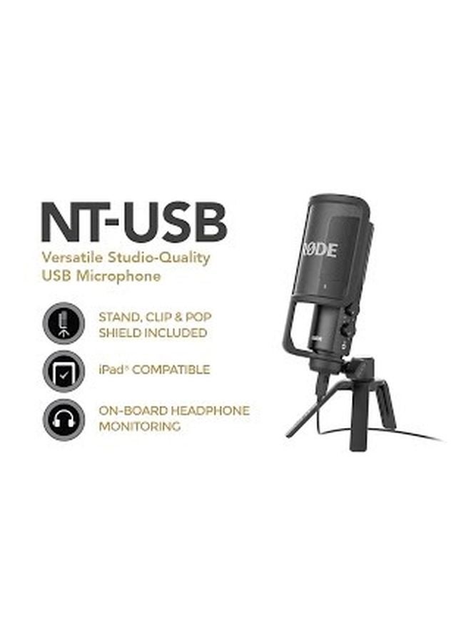 رود ميكروفون مكثف Nt-USB Panda9 أسود/فضي  - Image 3