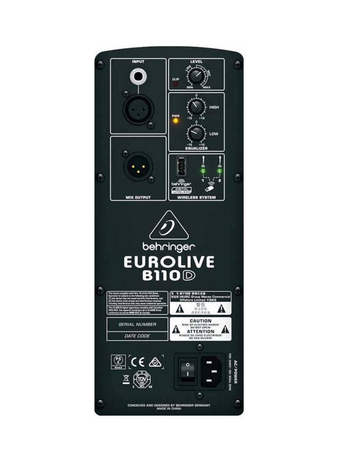 behringer - 2-Way PA Speaker System B110D Black - Image 1