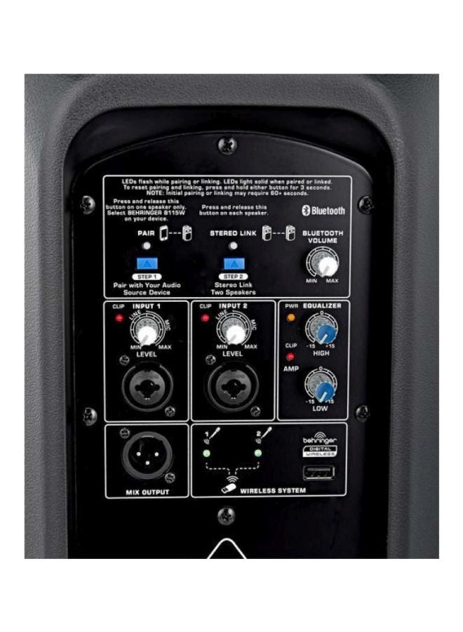 behringer - 2-Way PA Speaker System B115W Black - Image 1