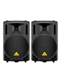 2-Way PA Speaker System With Woofer B212D Black