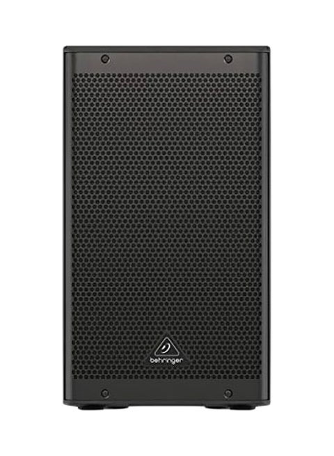 PA Speaker System With 2-Channel Mixer DR110DSP Black
