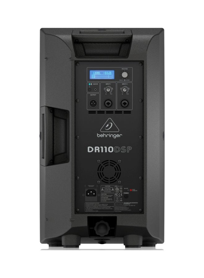 behringer - PA Speaker System With 2-Channel Mixer DR110DSP Black - Image 1