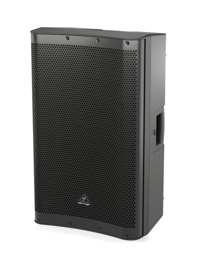 PA Speaker System With 2-Channel Mixer DR115DSP Black