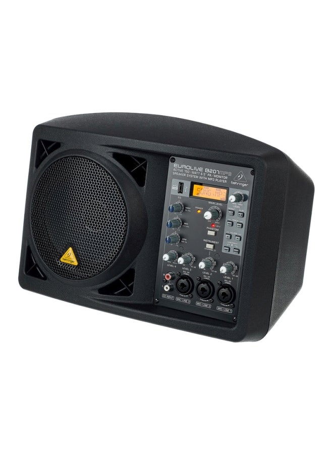 behringer Monitor Speaker System With MP3 Player B207MP3 Black  - Image 5