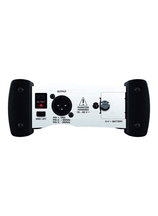 behringer Ultra-Di Phantom Powered Box DI100 Silver/Black - Image 3