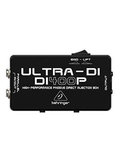 behringer High-Performance Passive DI-Box DI400P Black/White  - Image 1