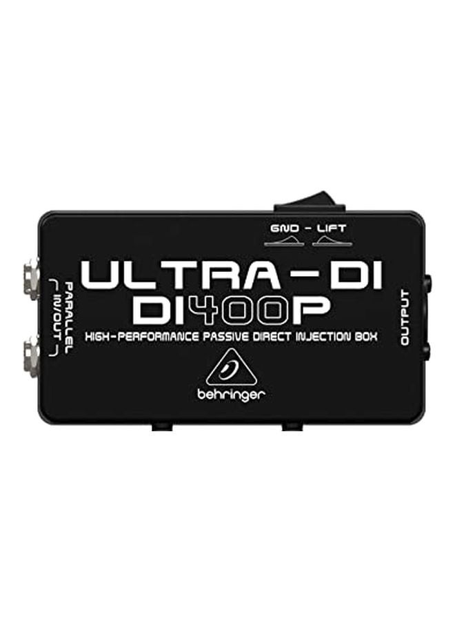 behringer High-Performance Passive DI-Box DI400P Black/White  - Image 1