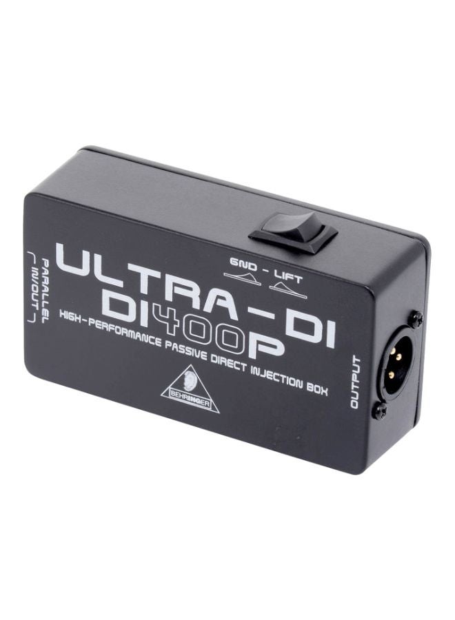 behringer High-Performance Passive DI-Box DI400P Black/White  - Image 3