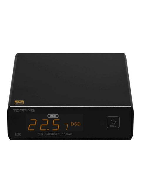 Mini HIFI Decoder With Remote Control E30 Black