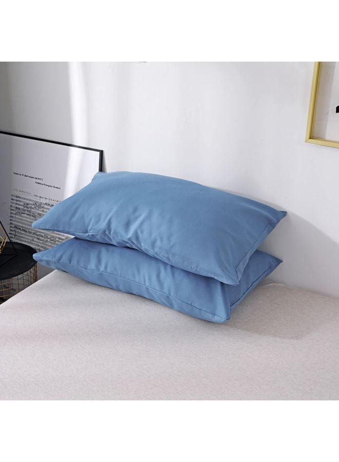 3-Piece Quilt Cover Set polyester Dark Blue US-Full  - Image 4