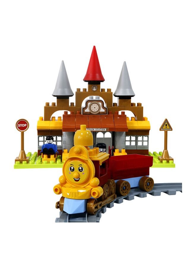 GoldKids - 109-Piece Track Block Set HJ-35014A - Image 1