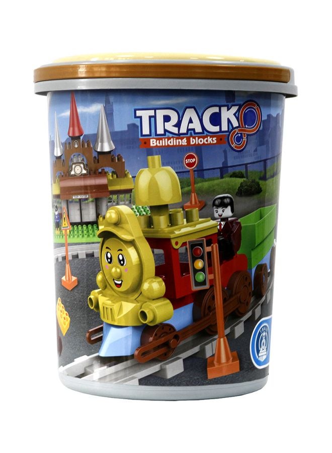 GoldKids - 109-Piece Track Block Set HJ-35014A - Image 1