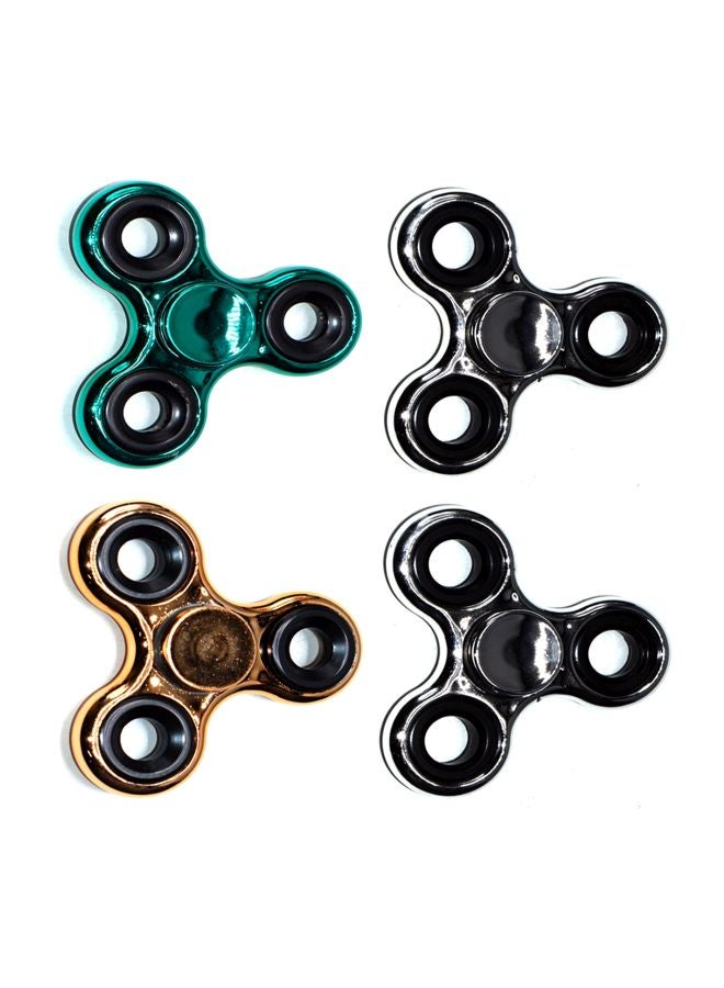 Cool Baby 4-Piece Stainless Steel Fidget Spinner Set 6.5x0.65x6.5cm  - Image 5