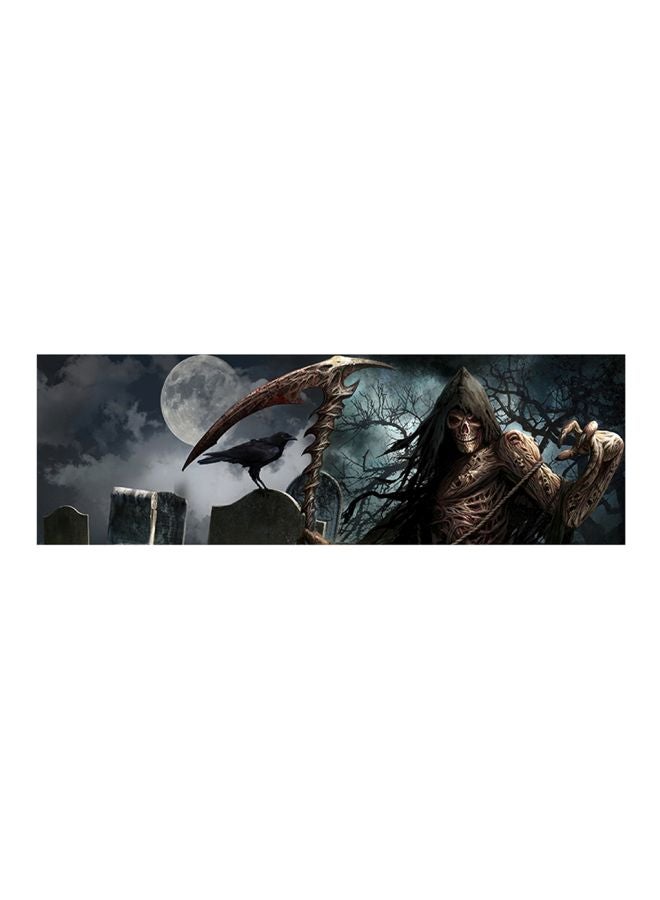 ملصق للنافذة الخلفية للسيارة بتصميم Grim Reaper. - Image 1