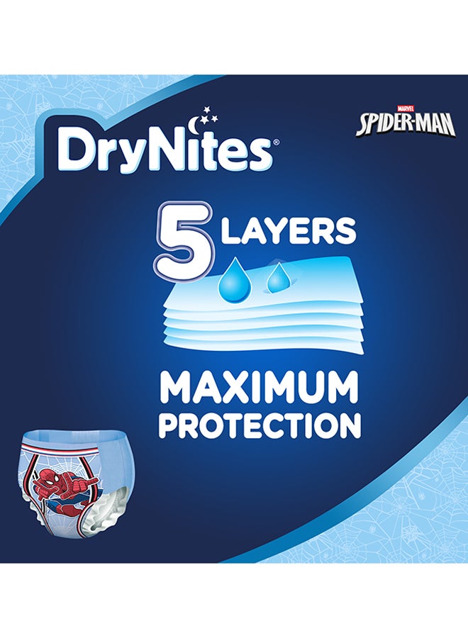 Huggies Dry Nites Pyjama Pants, 16 - 23 Kg, 3 - 5 Years, 64 Count (16 x 4) - Boys, Jumbo Pack, Maximum 5 Layer Protection, Marvel  - Image 5