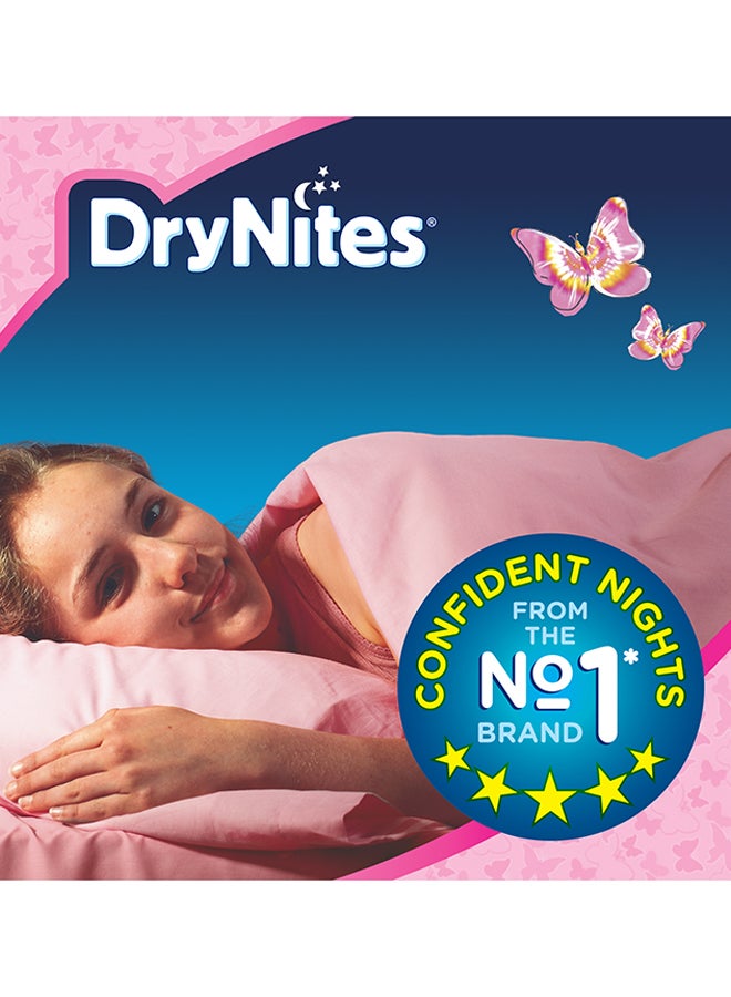 Huggies - DryNites Pyjama Pants, 8-13 years, Bed Wetting Diaper, Girls, 30-48 kg, 4 x Jumbo Packs, 52 Pants - Image 1