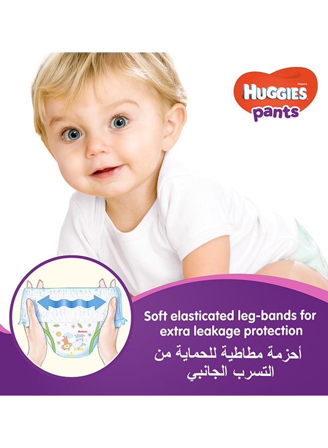Huggies - Extra Care Baby Pants Diapers, Size 4, 9 - 14 Kg, 144 Count (36 x 4) - Super Mega Pack, Cloud Soft Comfort, Dry Touch Layer - Image 1