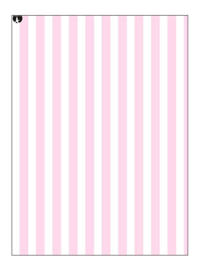 Printed Decorative Wall Art Plate White/Pink 20cm