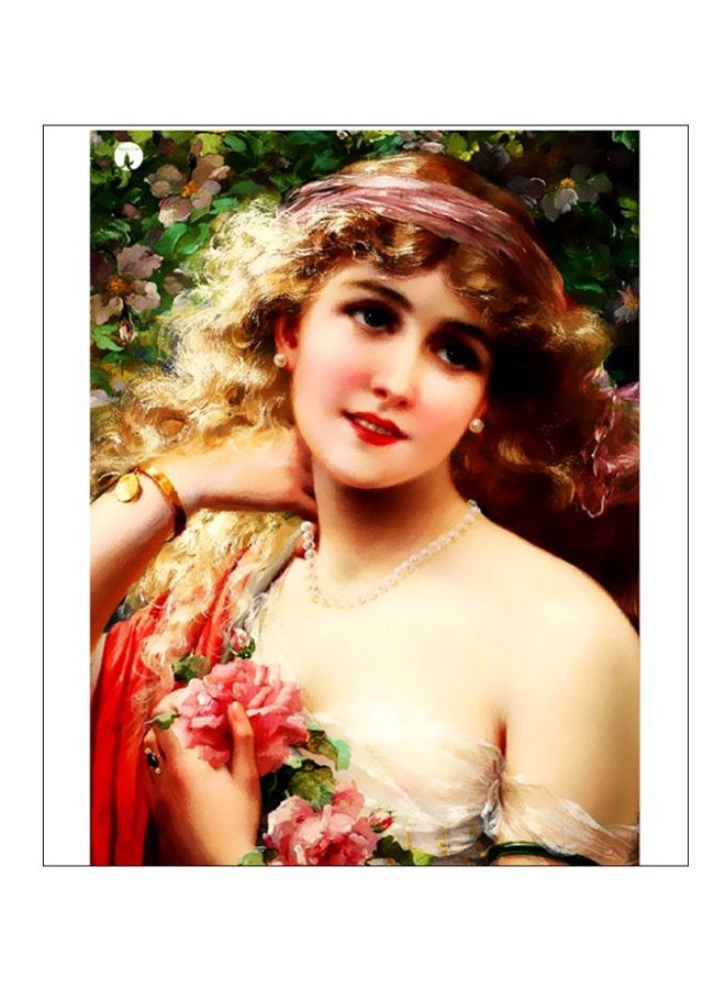 بي بي لوحة فنية للزينة مزينة بطبعة متعدد الألوان 20سم