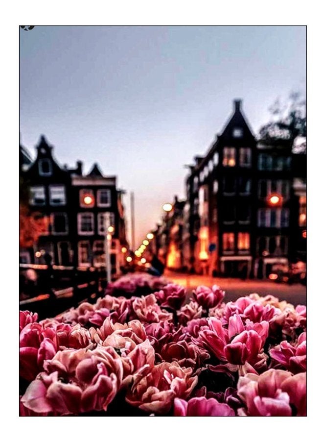 BP Printed Decorative Wall Art Plate Multicolour 20cm