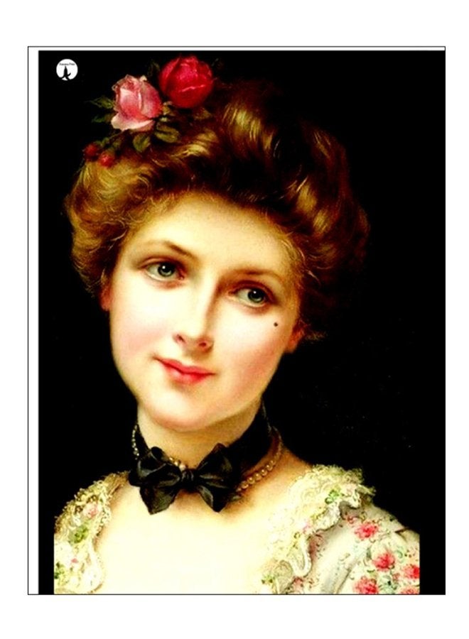 BP Printed Decorative Wall Art Plate Multicolour 20cm