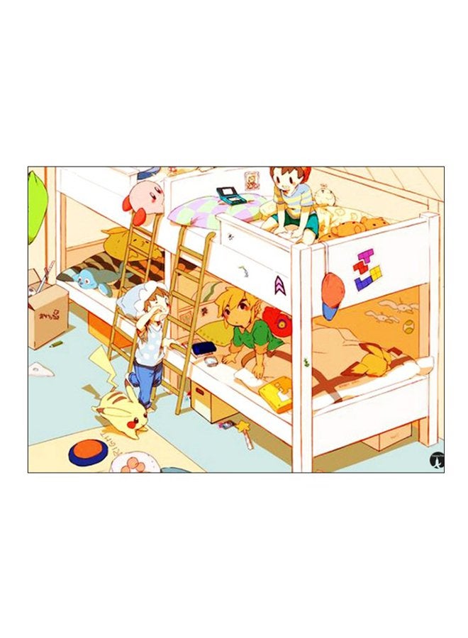 BP Printed Decorative Wall Art Plate Multicolour 20cm