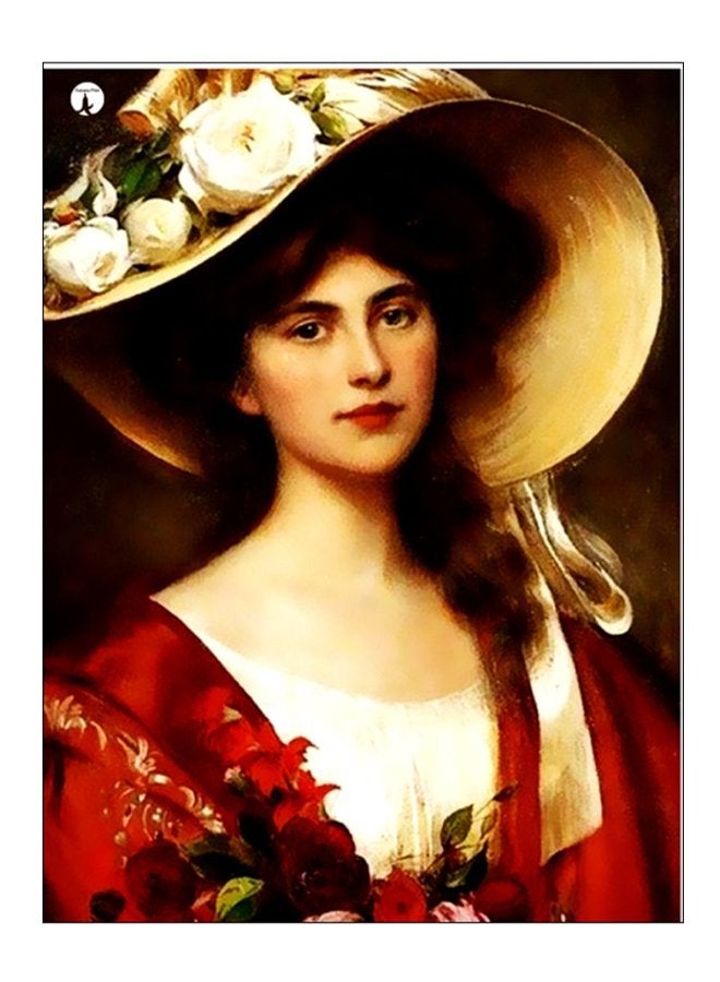 Printed Decorative Wall Art Plate Multicolour 20cm