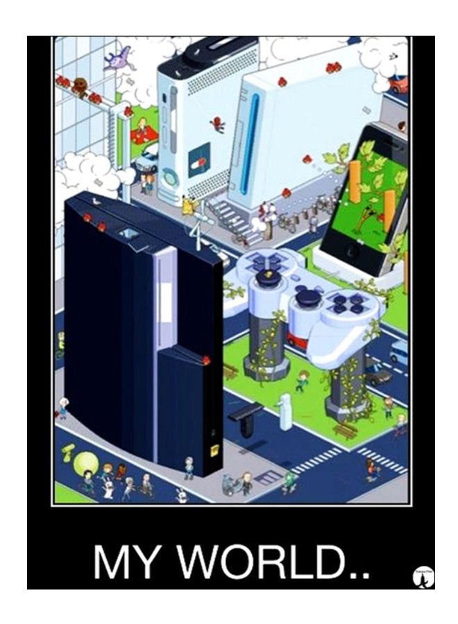 Printed Decorative Wall Art Plate Multicolour 20cm