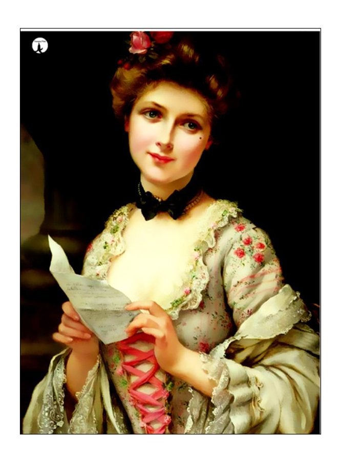 بي بي لوحة فنية للزينة مزينة بطبعة متعدد الألوان 20سم