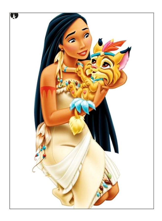 Printed Decorative Wall Art Plate Multicolour 20cm