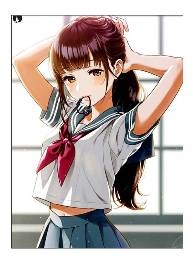 لوحة فنية للزينة مزينة بطبعة متعدد الألوان 20سم