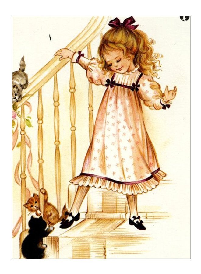 لوحة فنية للزينة مزينة بطبعة متعدد الألوان 20سم