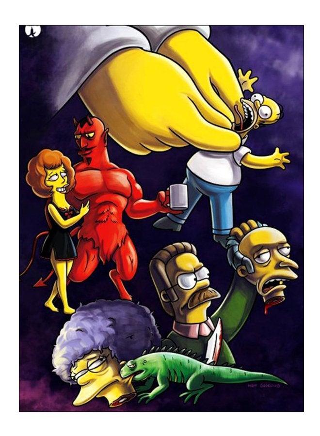 BP Printed Decorative Wall Art Plate Multicolour 20cm