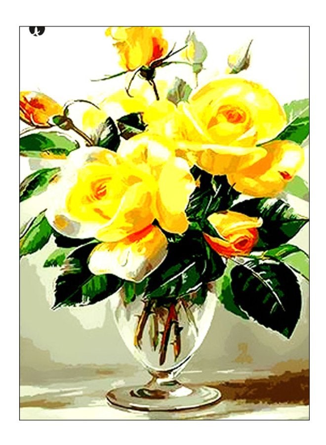 Printed Decorative Wall Art Plate Multicolour 20cm