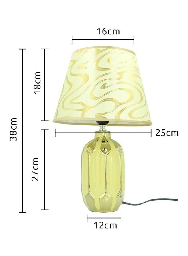 بابازام مصباح طاولة ذهب أخضر 38x25x25سم  - Image 4