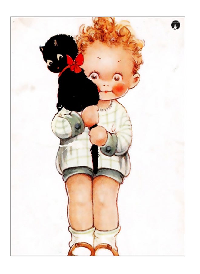 Printed Decorative Wall Art Plate Multicolour 20cm