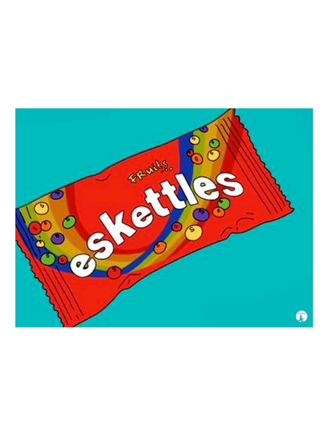 BP Printed Decorative Wall Art Plate Multicolour 20cm