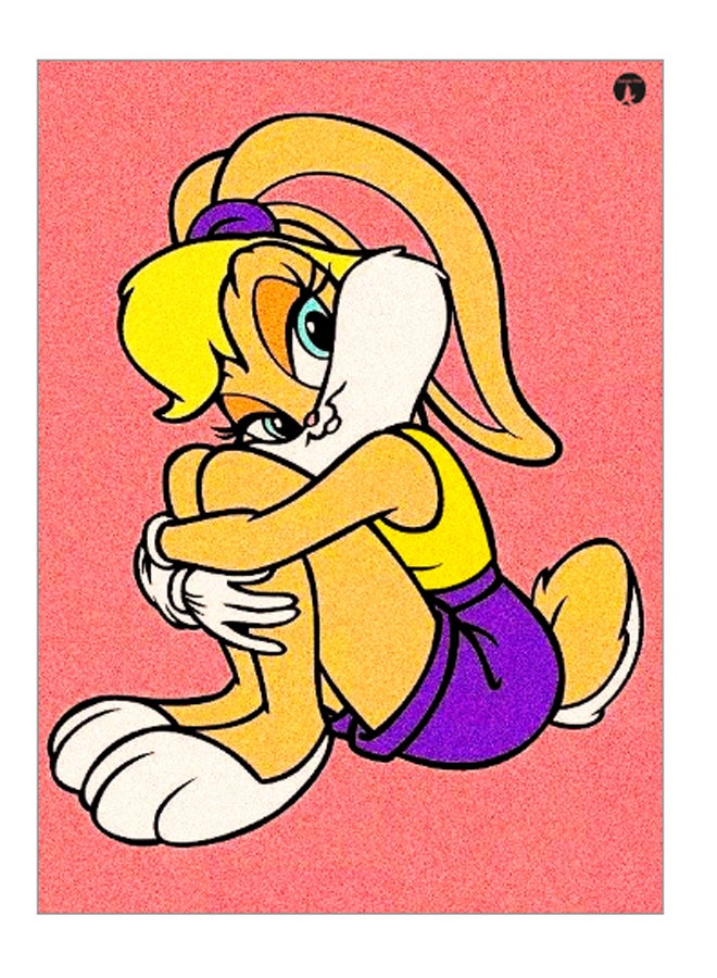 لوحة فنية للزينة مزينة بطبعة متعدد الألوان 20سم