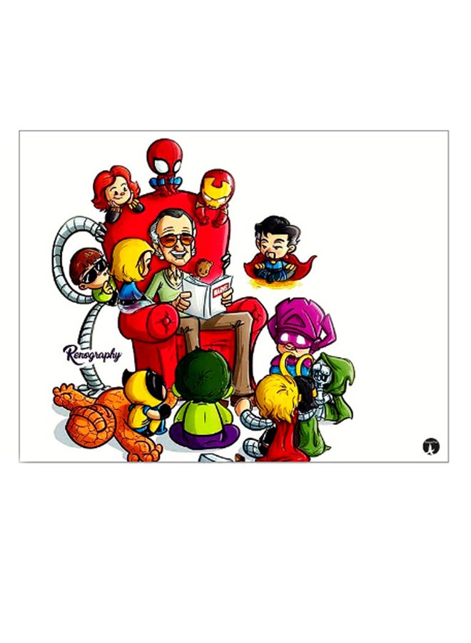 BP Printed Decorative Wall Art Plate Multicolour 20cm