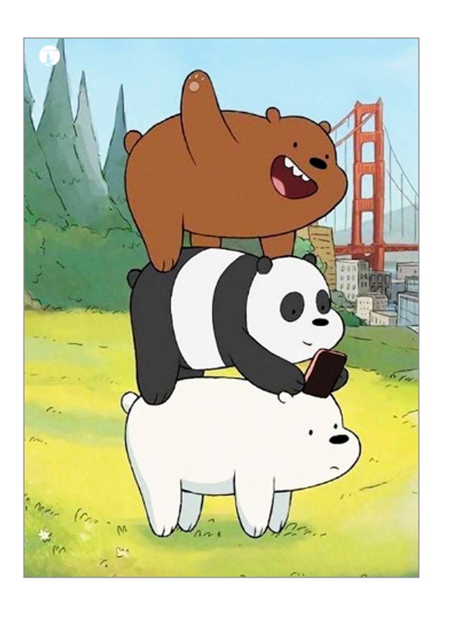 BP Printed Decorative Wall Art Plate Multicolour 20cm