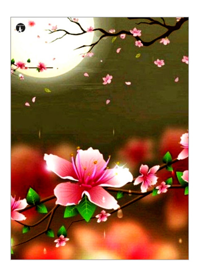 لوحة فنية للزينة مزينة بطبعة متعدد الألوان 20سم